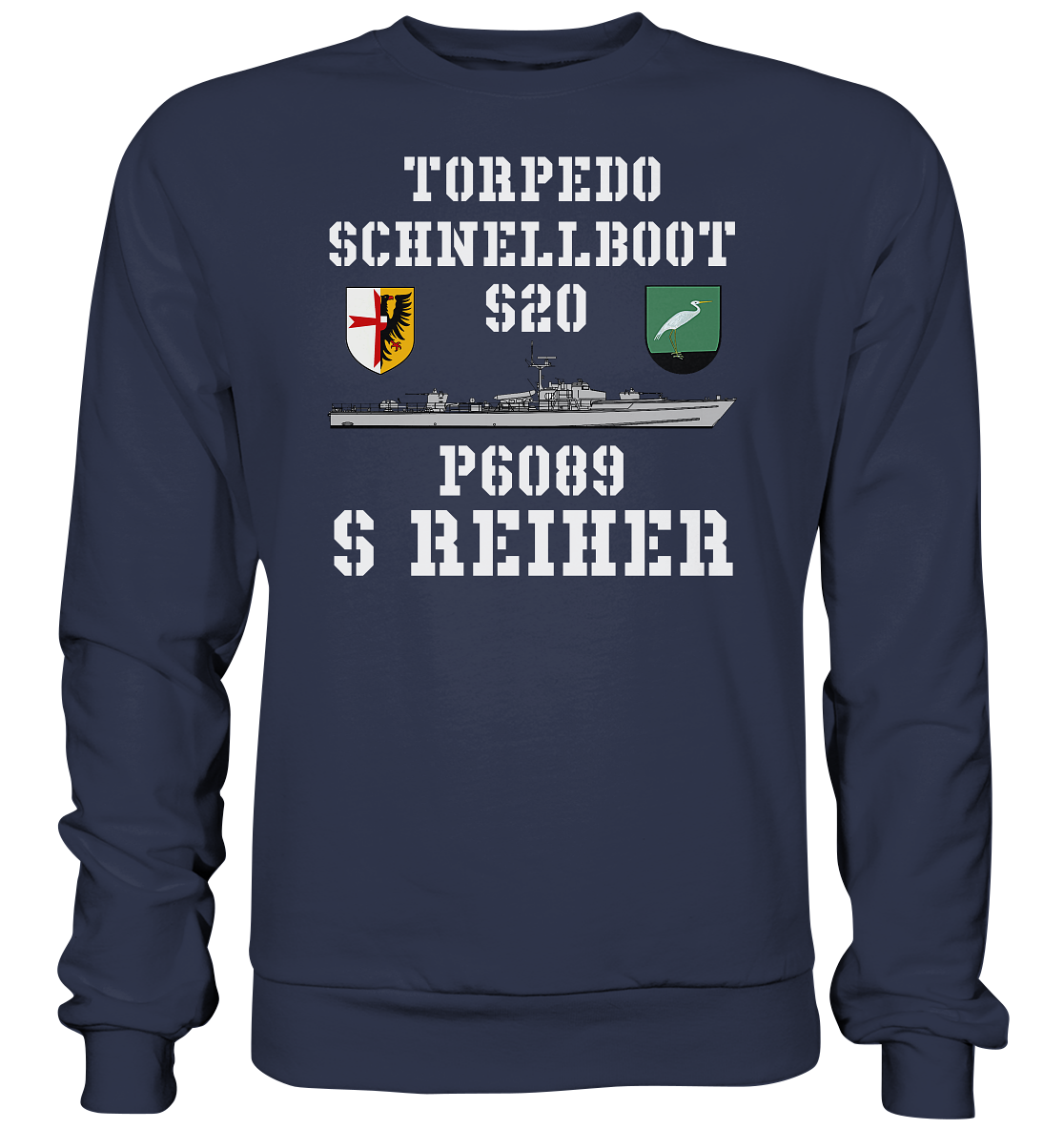 Torpedoschnellboot P6089 REIHER - Premium Sweatshirt