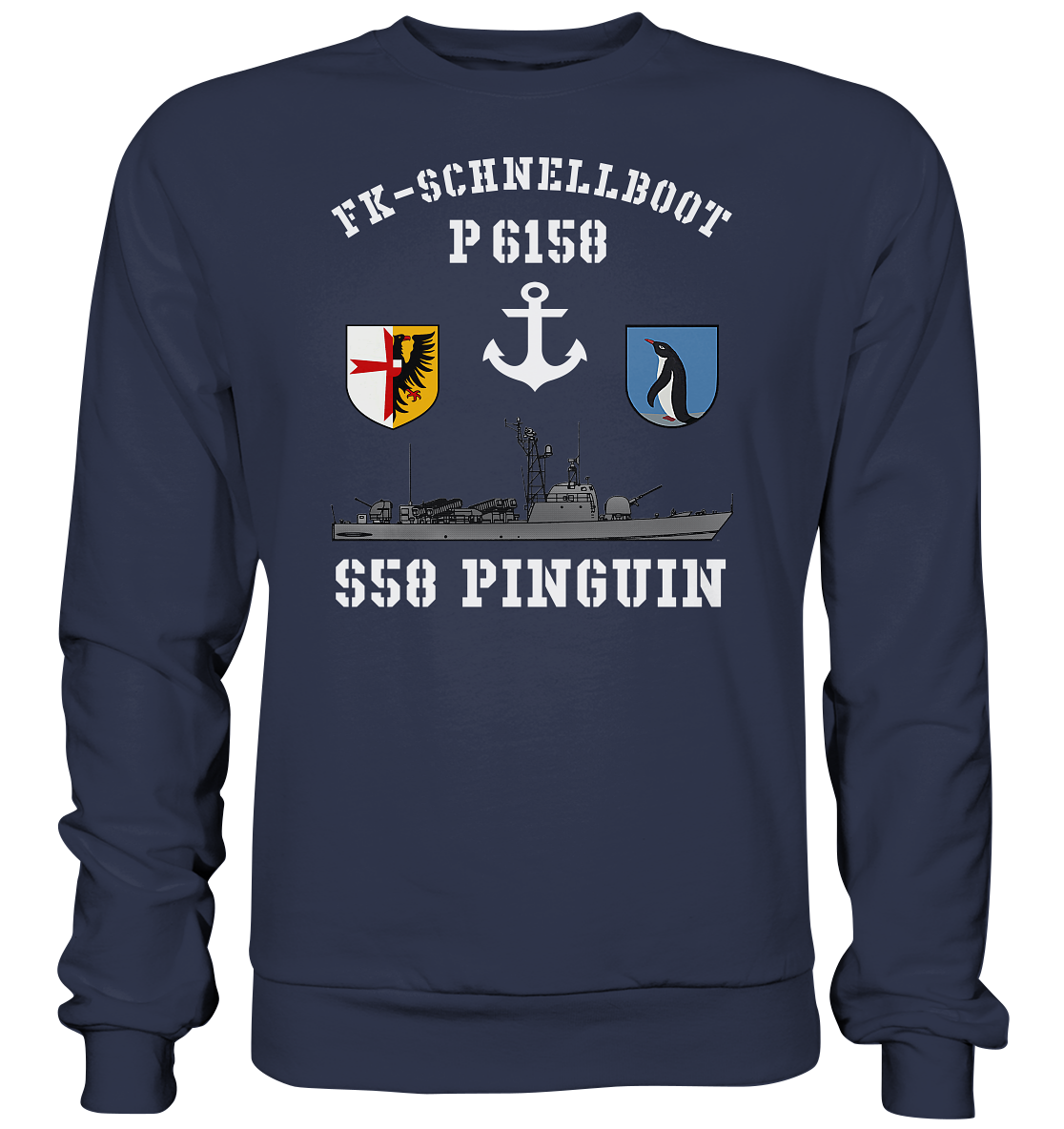 FK-Schnellboot P6158 PINGUIN Anker - Premium Sweatshirt
