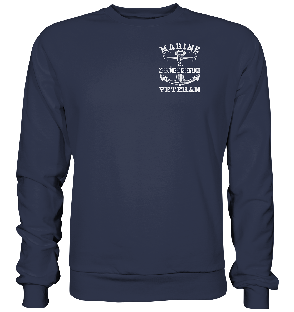 2. Zerstörergeschwader Marine Veteran - Premium Sweatshirt