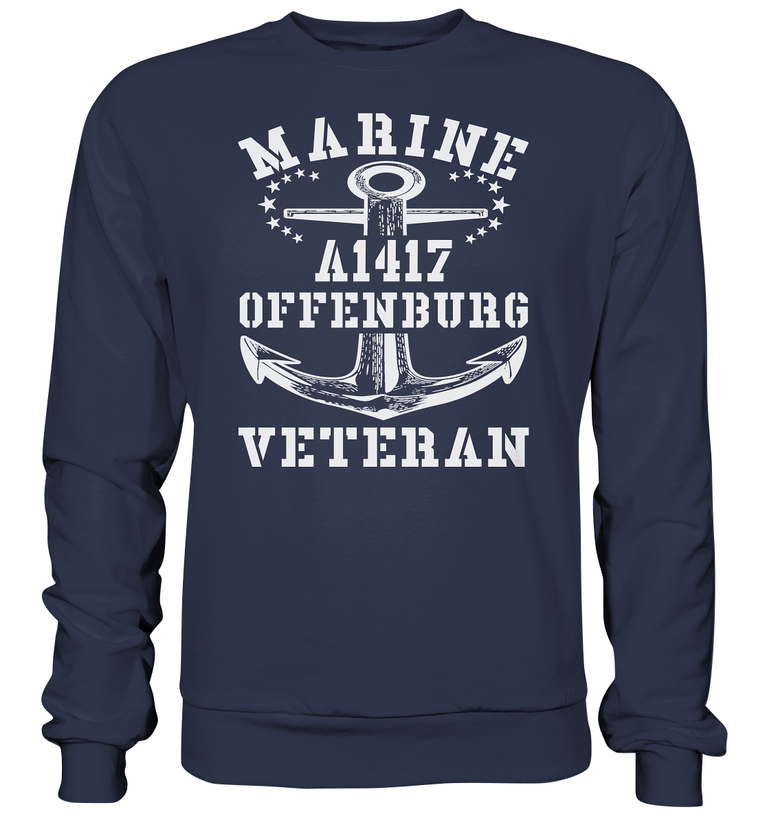 Troßschiff A1417 OFFENBURG Marine Veteran - Premium Sweatshirt