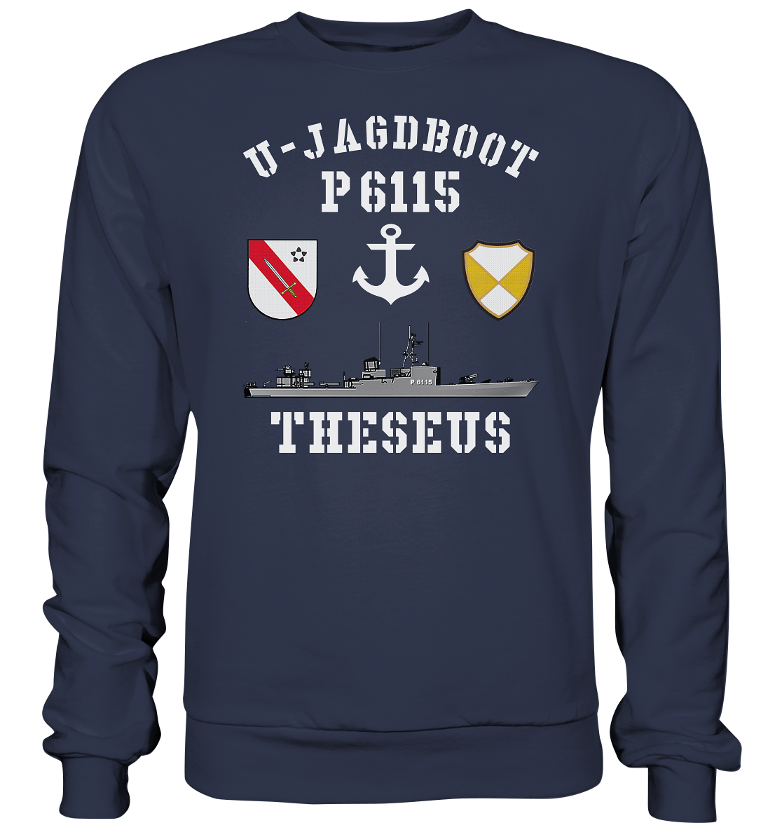 U-Jagdboot P6115 THESEUS Anker - Premium Sweatshirt