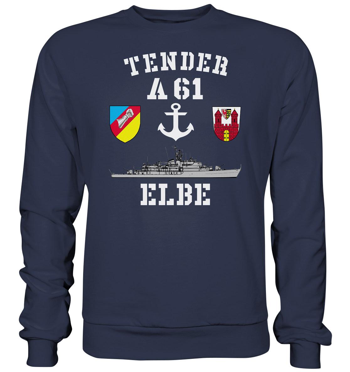 Tender A61 ELBE 2.SG ANKER - Premium Sweatshirt