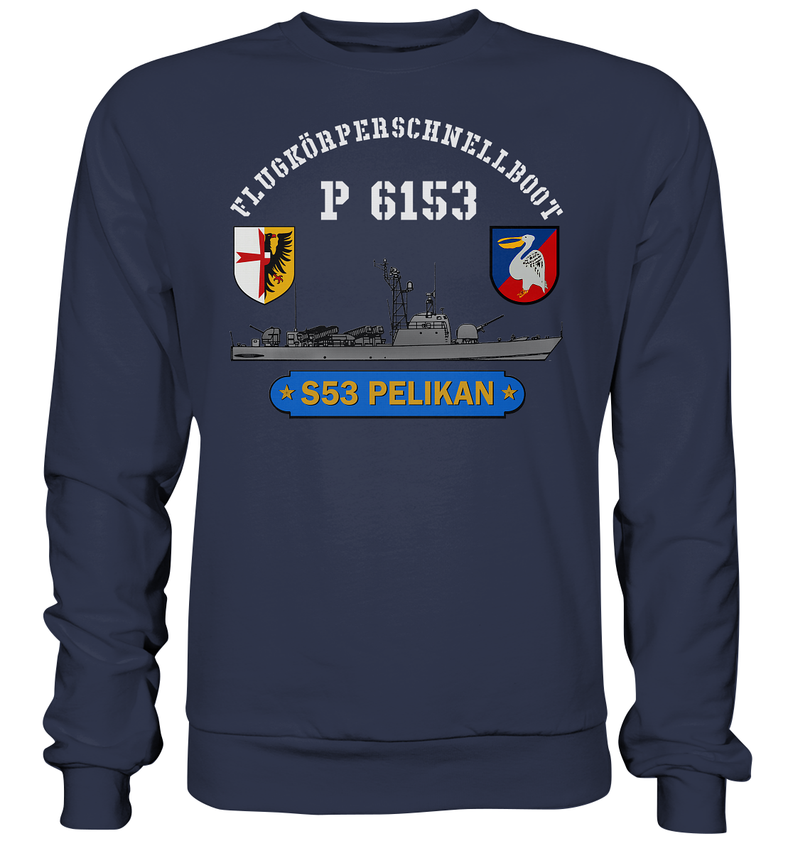 P53 PELIKAN m. Wappen - Premium Sweatshirt