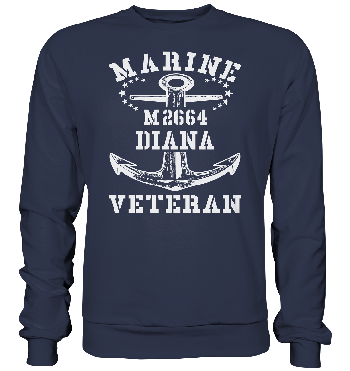 BiMi M2664 DIANA Marine Veteran - Premium Sweatshirt