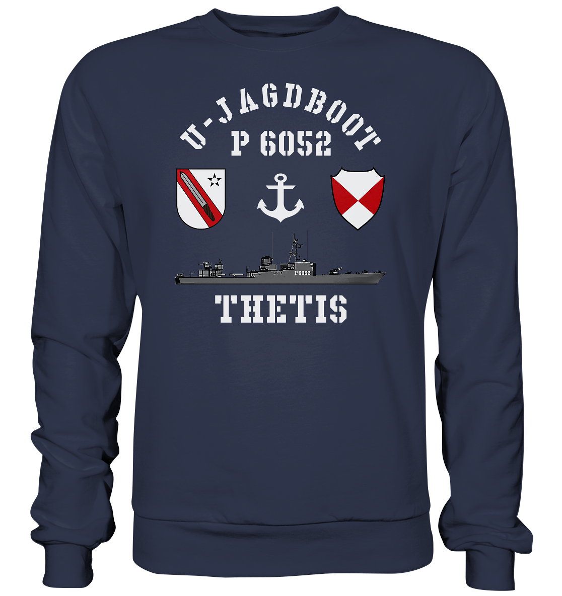 U-Jagdboot P6052 THETIS Anker - Premium Sweatshirt