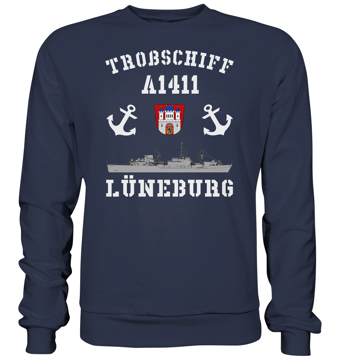 Troßschiff A1411 LÜNEBURG - Premium Sweatshirt