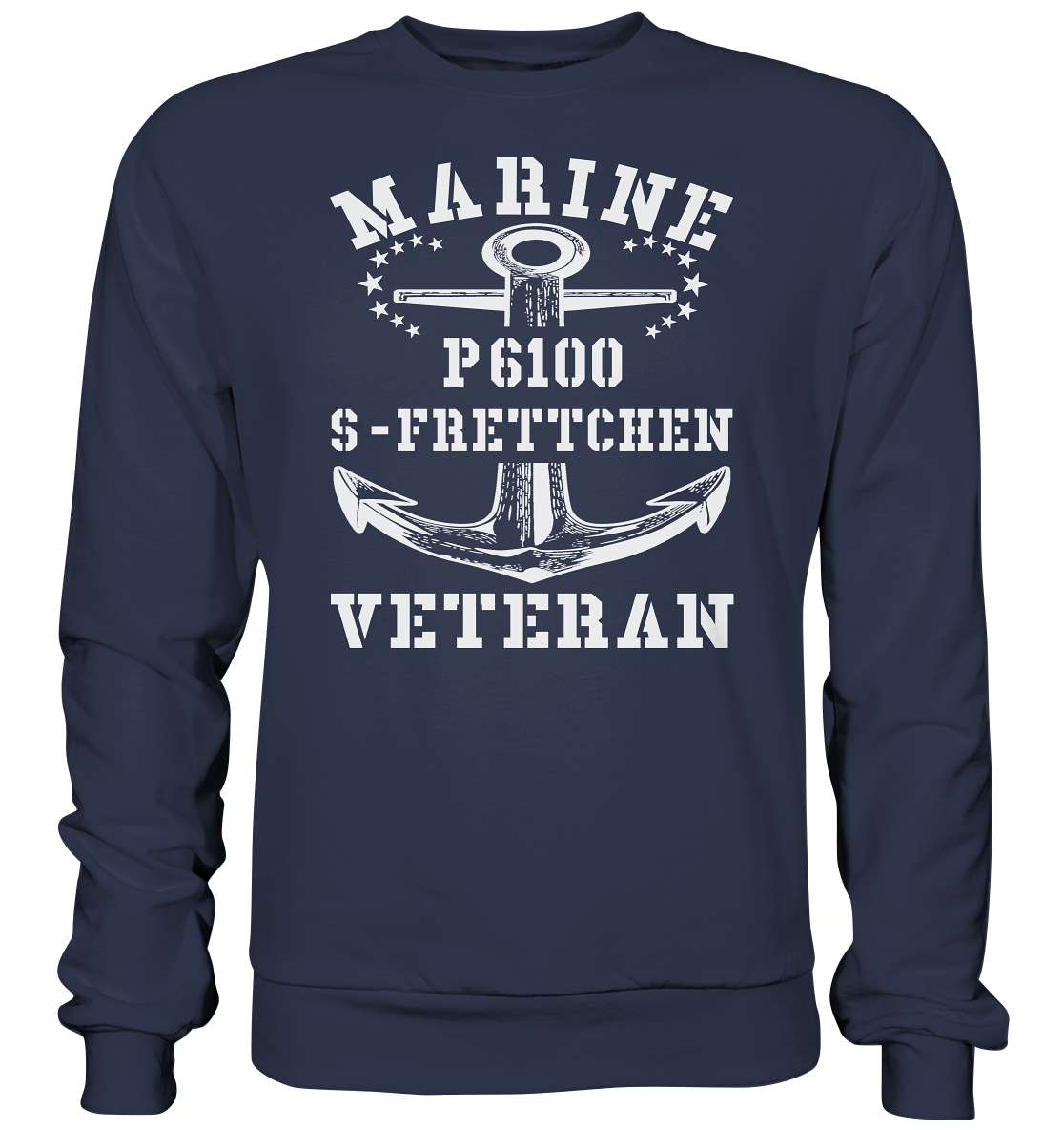 P6100 S-FRETTCHEN Marine Veteran - Premium Sweatshirt