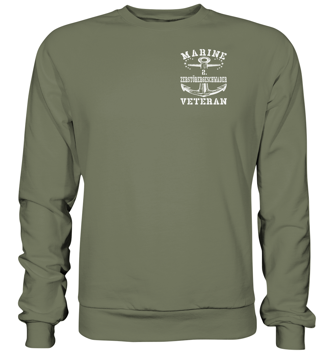 2. Zerstörergeschwader Marine Veteran - Premium Sweatshirt