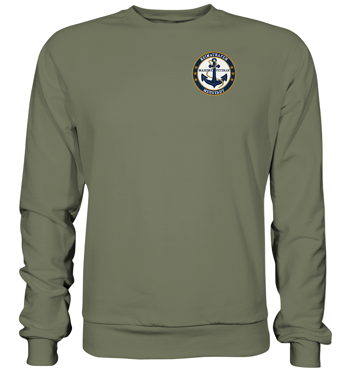 Marine Veteran Heimathafen NEUSTADT Brustlogo - Premium Sweatshirt