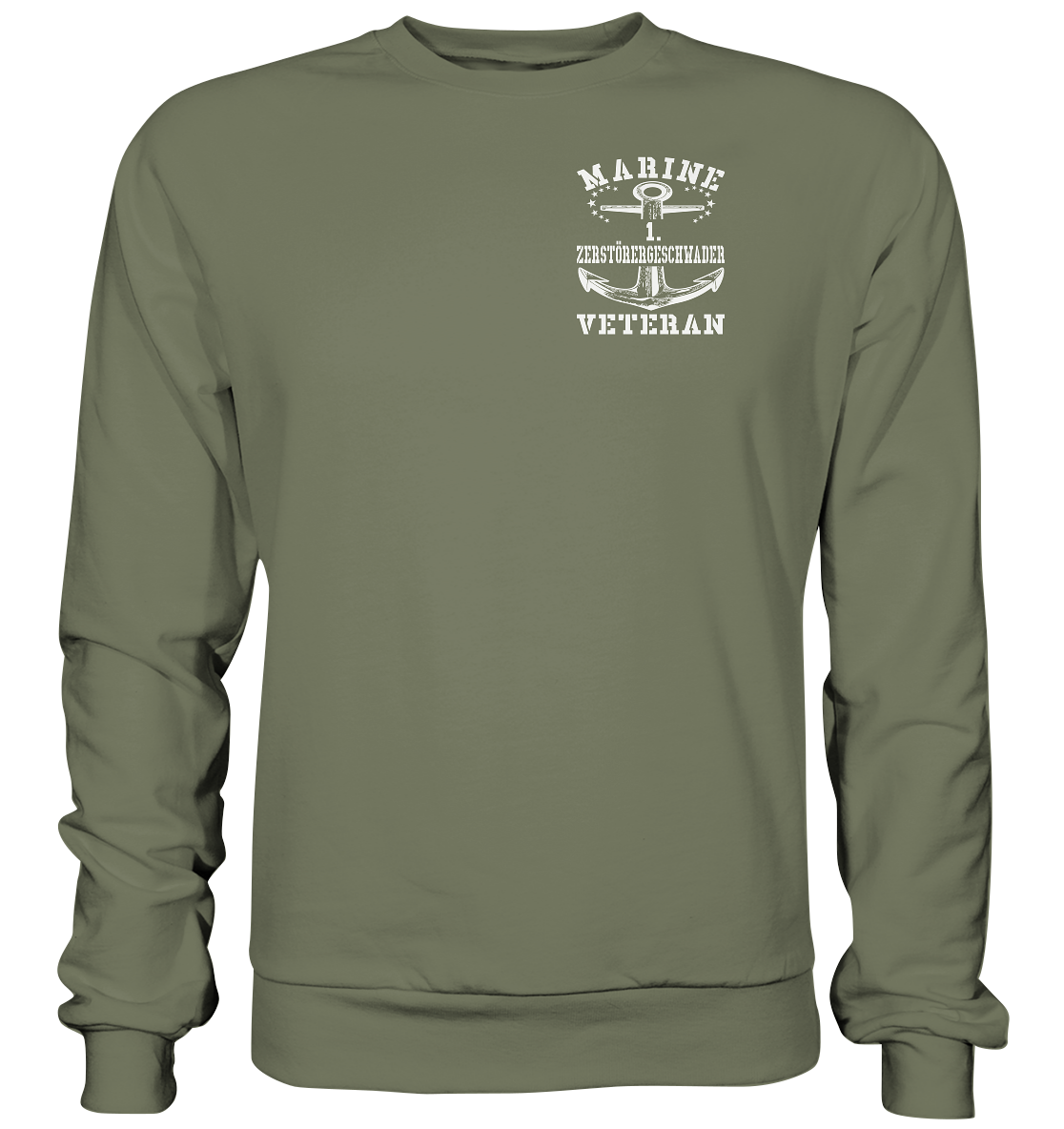 1. Zerstörergeschwader Marine Veteran - Premium Sweatshirt
