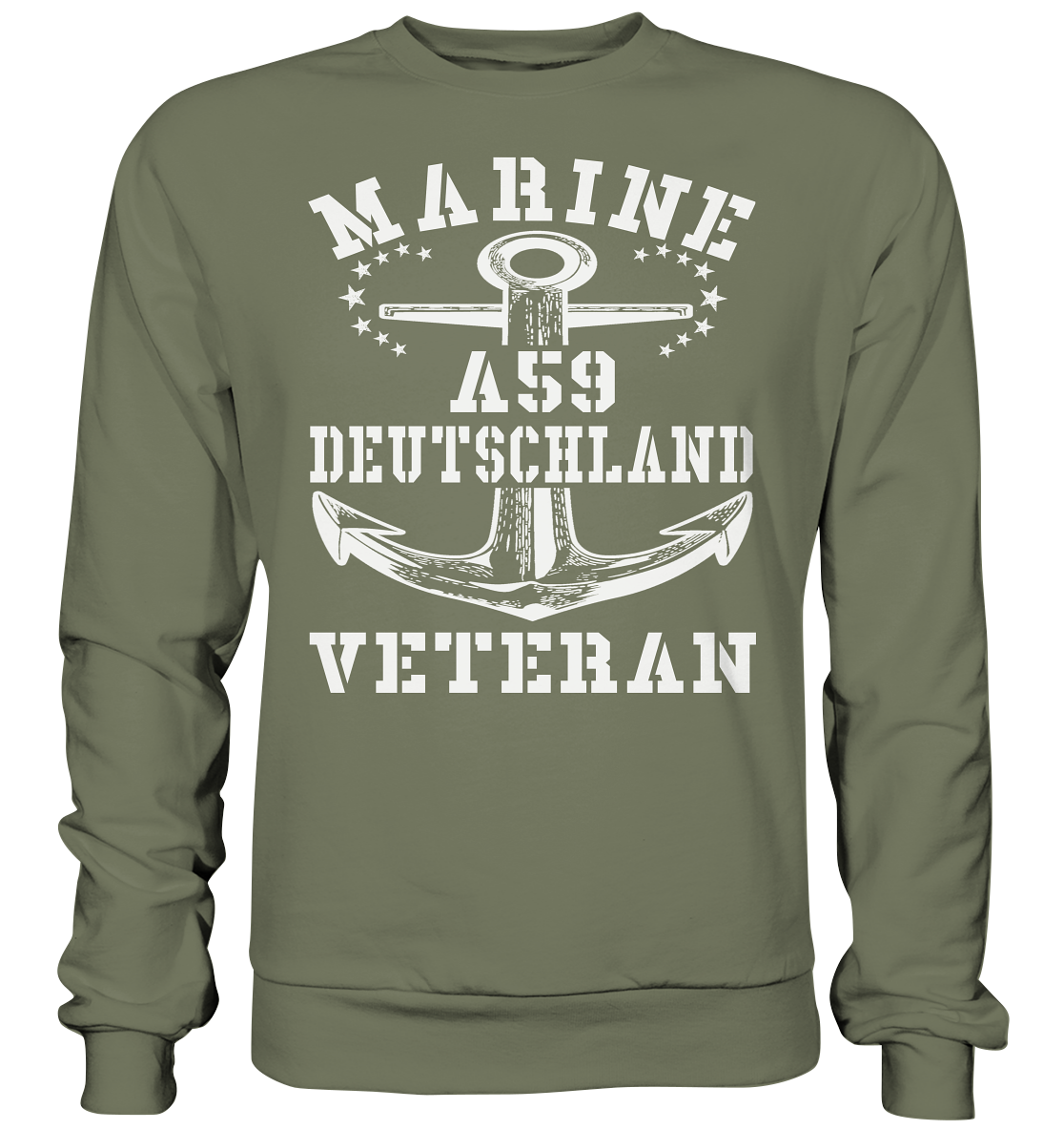 MARINE VETERAN A59 DEUTSCHLAND - Premium Sweatshirt