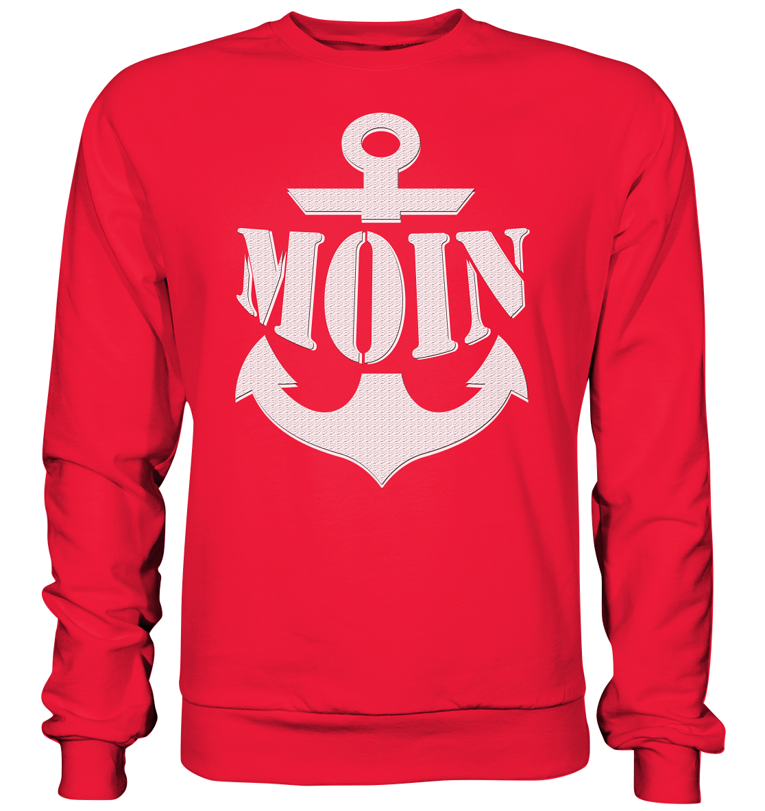 MOIN Anker weiß - Premium Sweatshirt