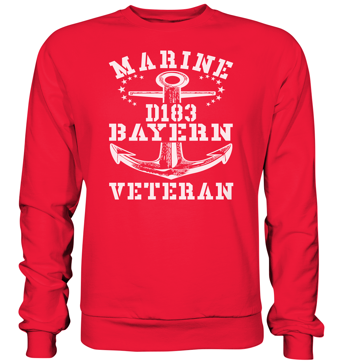 Zerstörer D183 BAYERN Marine Veteran - Premium Sweatshirt