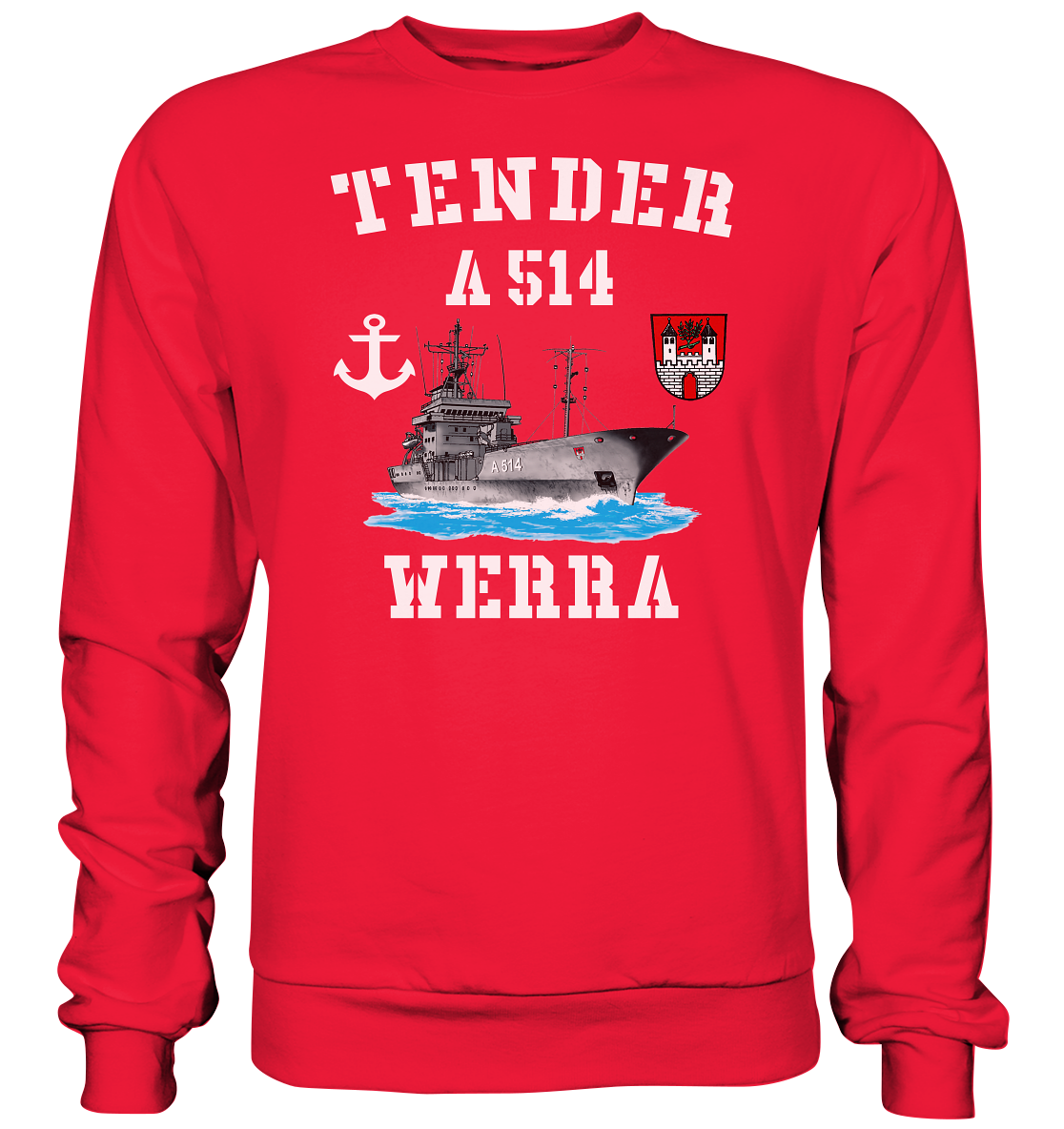 Tender A514 WERRA Anker - Premium Sweatshirt