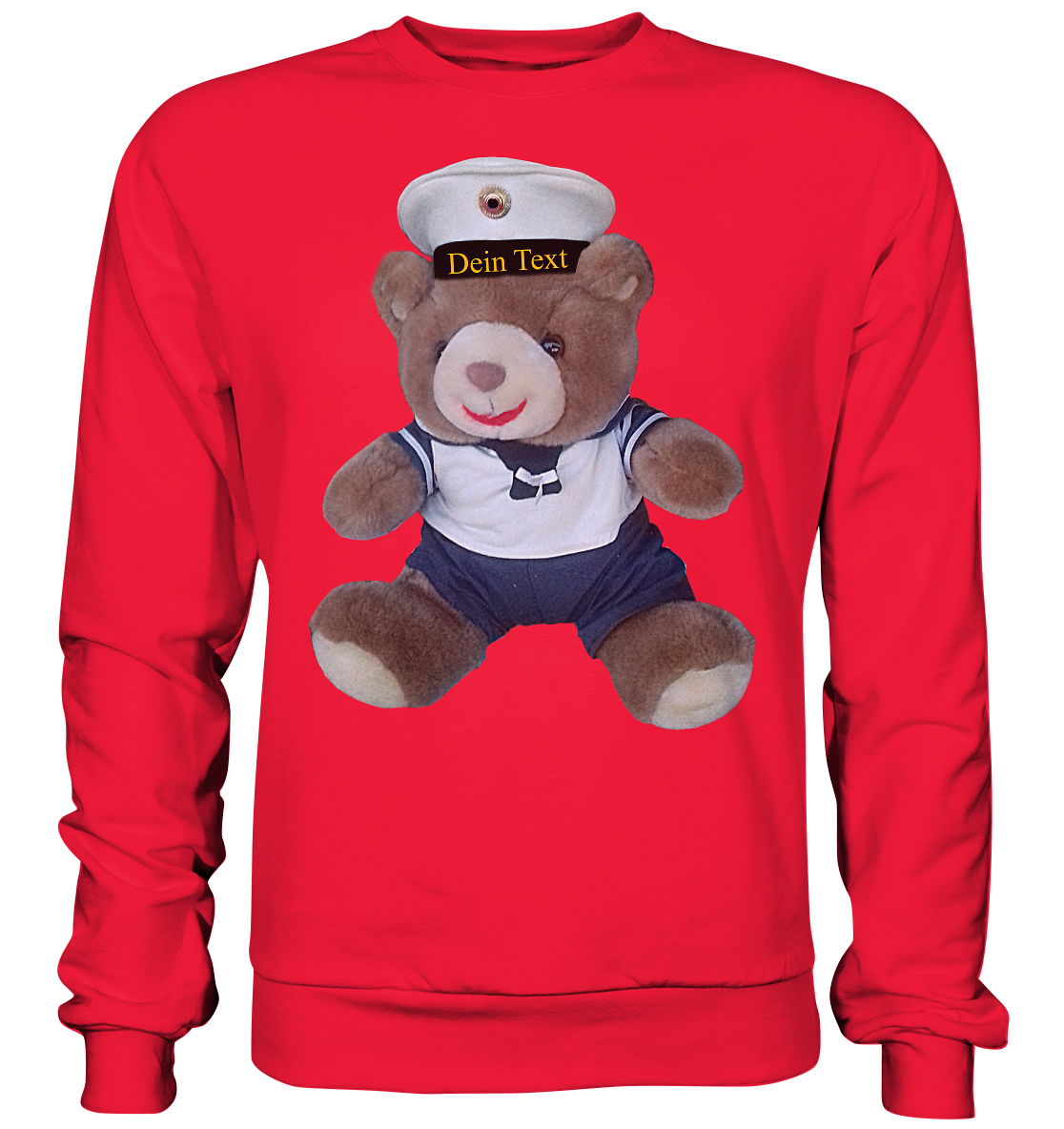 Teddy DEIN TEXT - Premium Sweatshirt