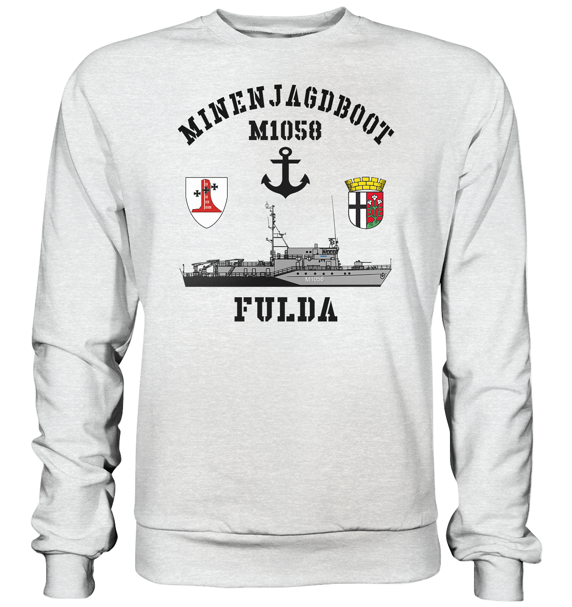 Mij.-Boot M1058 FULDA Anker 1.MSG - Premium Sweatshirt
