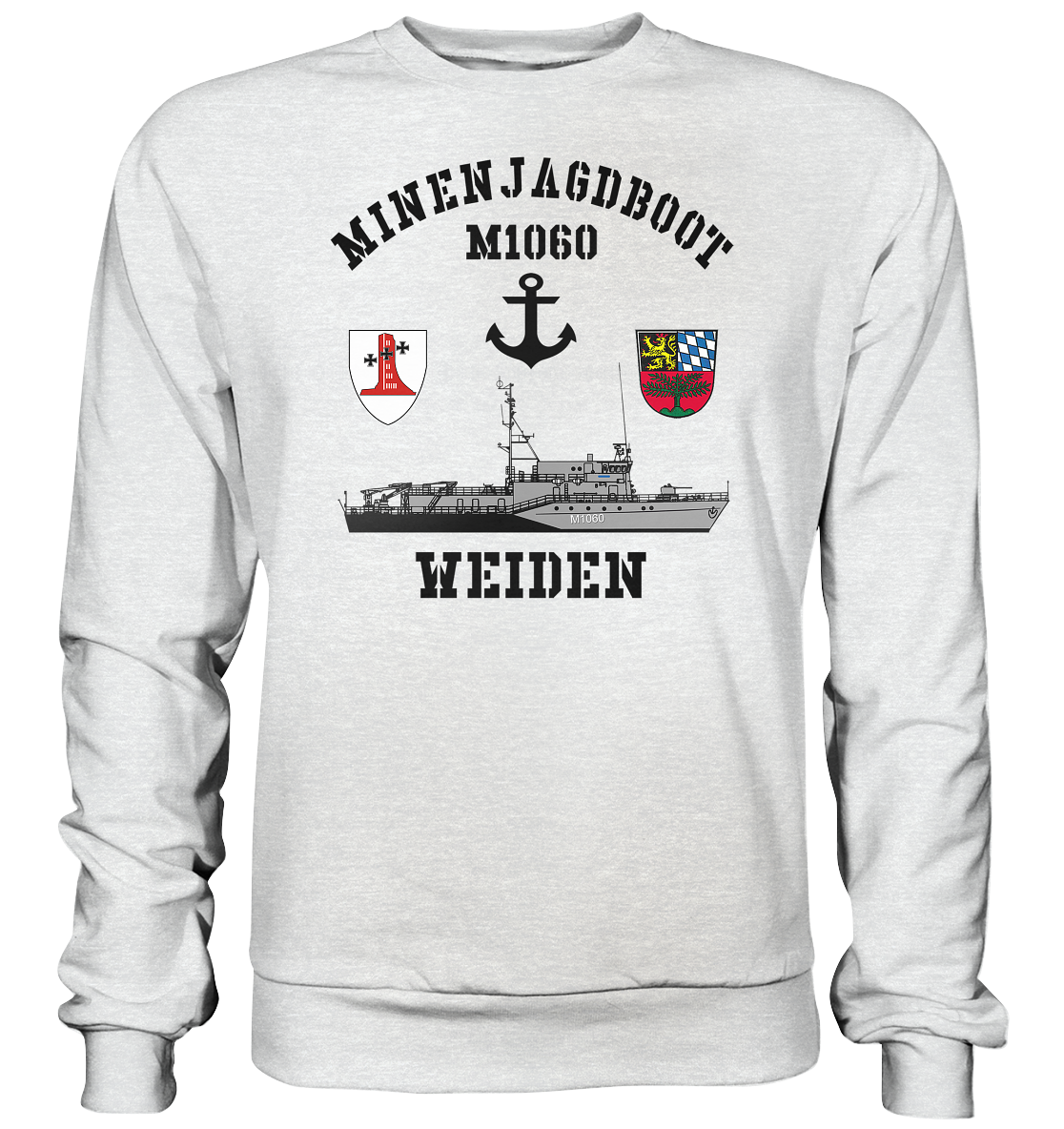 Mij.-Boot M1060 WEIDEN Anker 1.MSG - Premium Sweatshirt