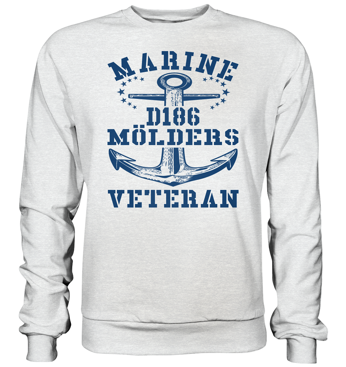 Zerstörer D186 MÖLDERS Marine Veteran - Premium Sweatshirt