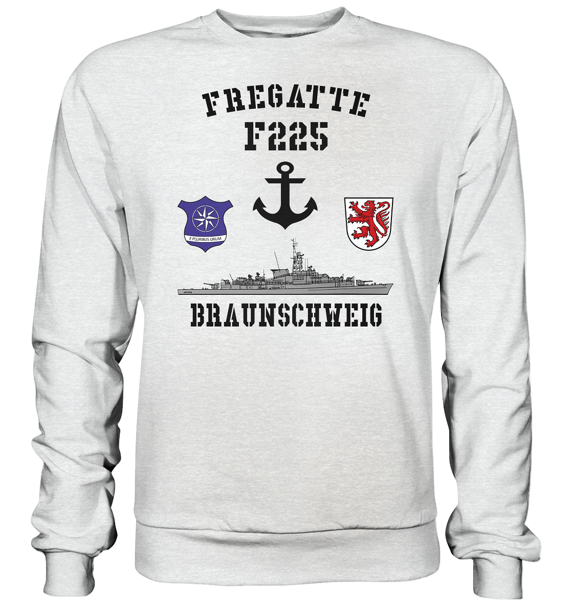 Fregatte F225 BRAUNSCHWEIG Anker - Premium Sweatshirt