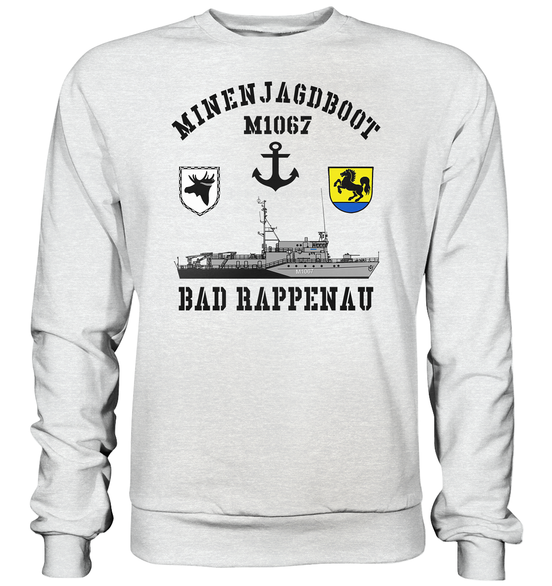 Mij.-Boot M1067 BAD RAPPENAU Anker 3.MSG - Premium Sweatshirt