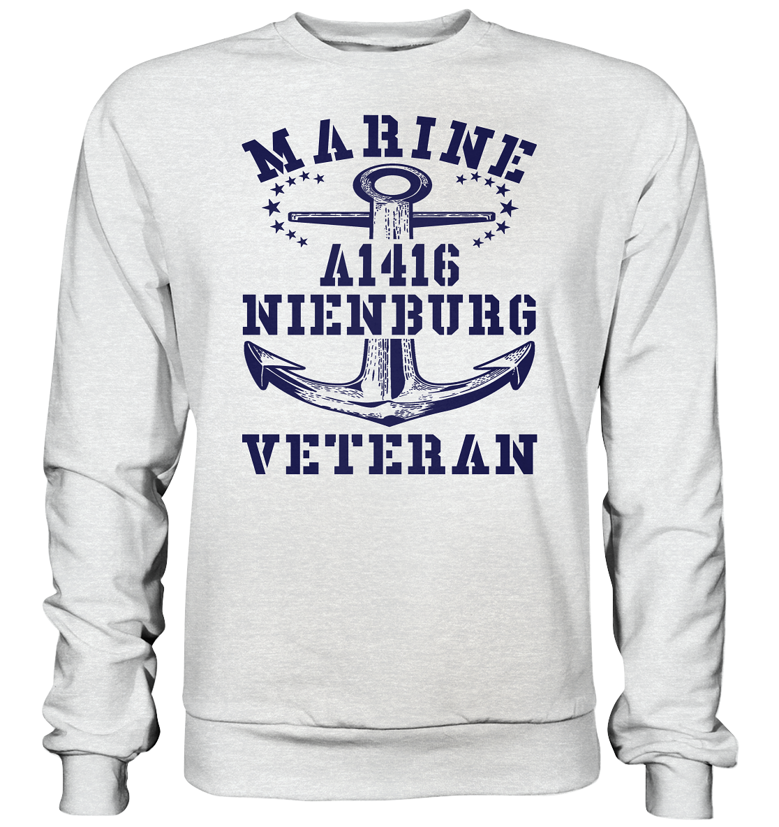 Troßschiff A1416 NIENBURG Marine Veteran  - Premium Sweatshirt