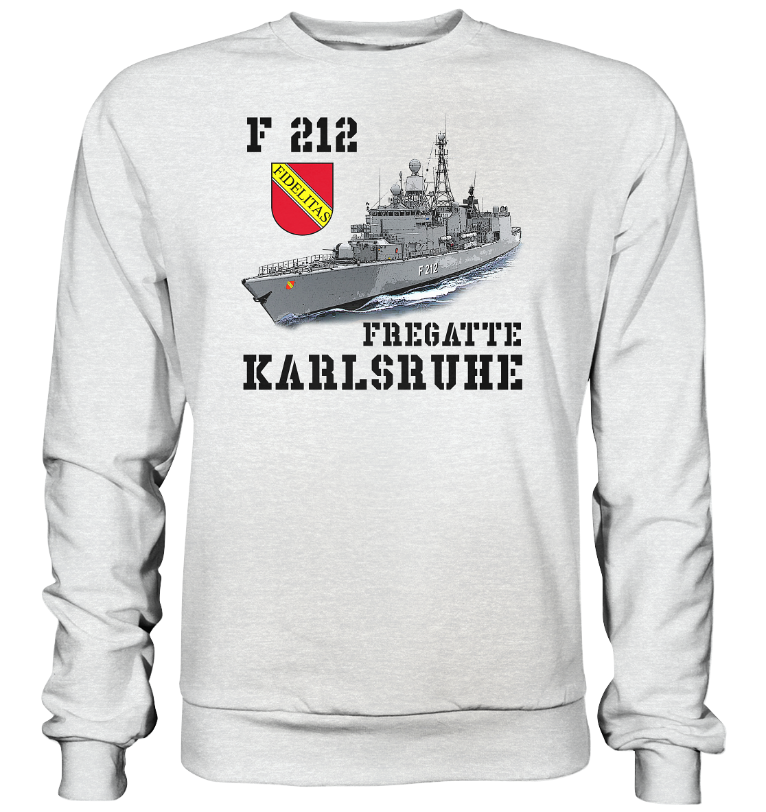 F212 Fregatte KARLSRUHE - Premium Sweatshirt