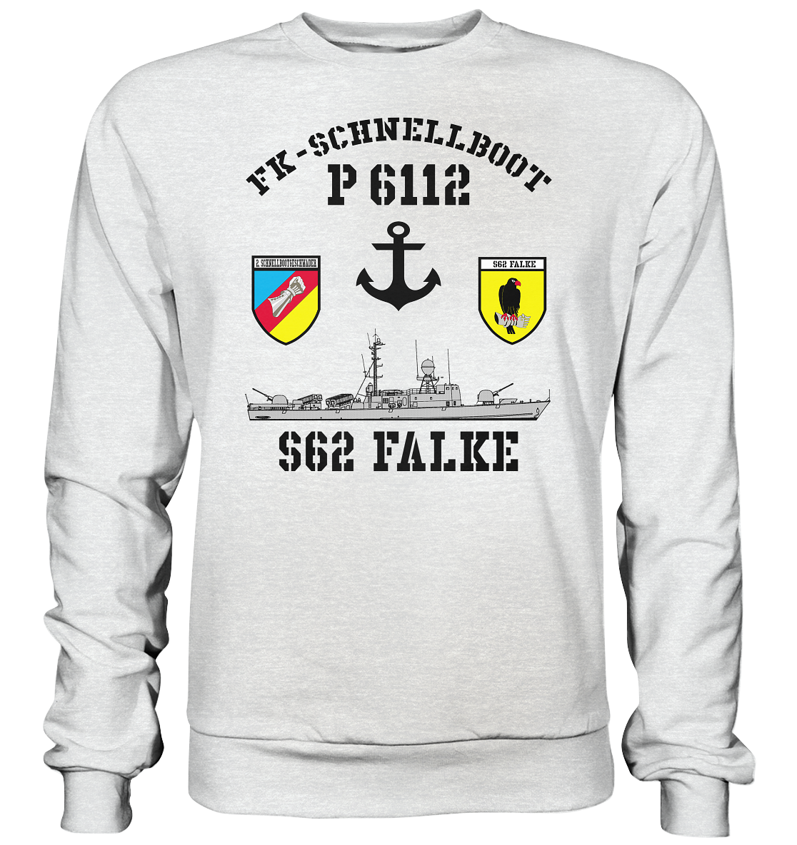 FK-Schnellboot P6112 FALKE 2.SG Anker  - Premium Sweatshirt