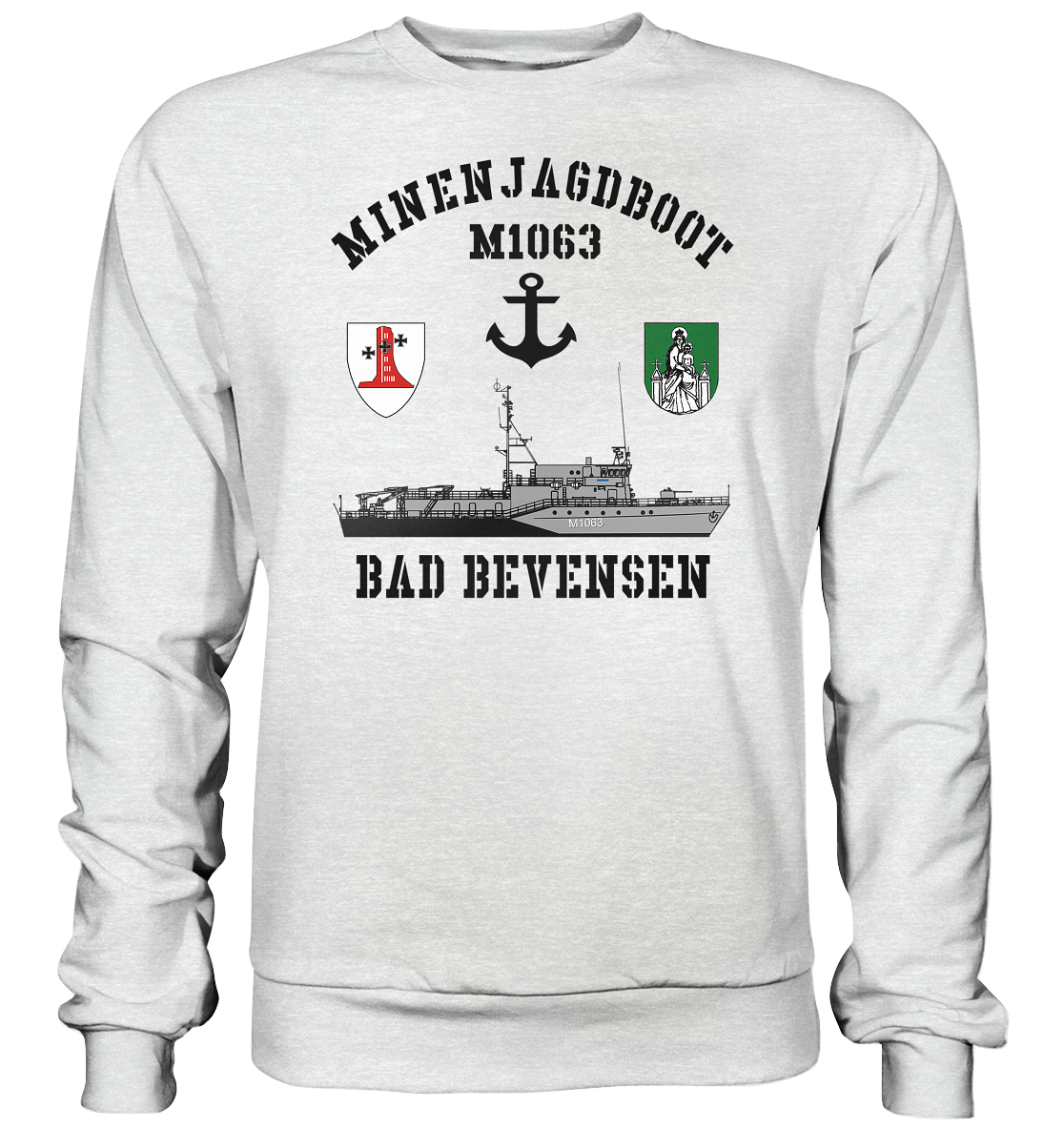 Mij.-Boot M1063 BAD BEVENSEN Anker 1.MSG - Premium Sweatshirt