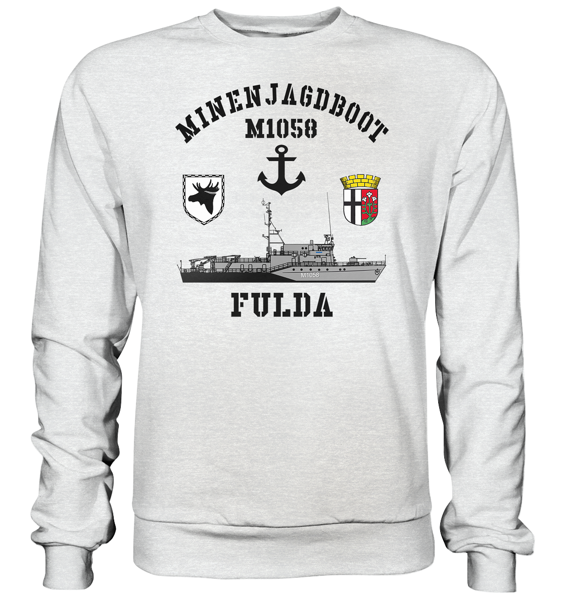 Mij.-Boot M1058 FULDA Anker 3.MSG - Premium Sweatshirt