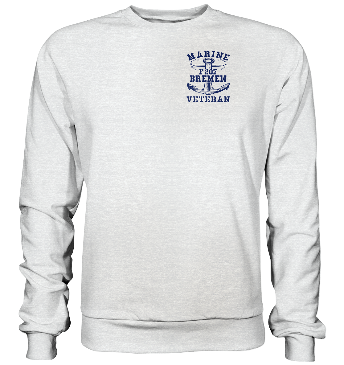 Fregatte F207 BREMEN Marine Veteran Brustlogo - Premium Sweatshirt