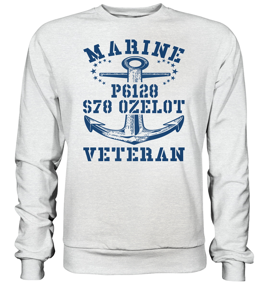 FK-Schnellboot P6128 OZELOT Marine Veteran - Premium Sweatshirt