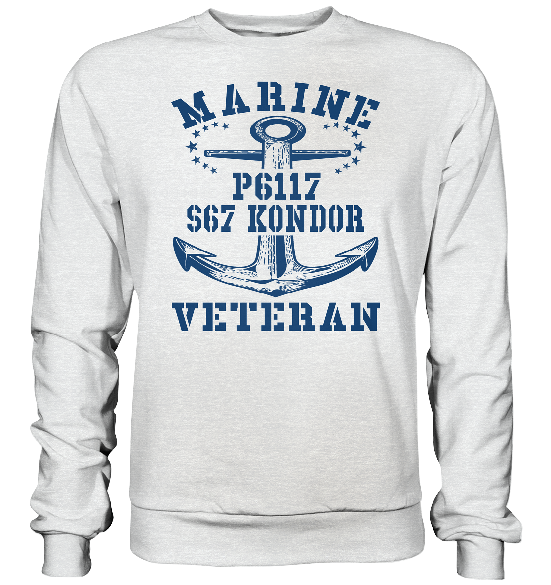 FK-Schnellboot P6117 KONDOR Marine Veteran - Premium Sweatshirt
