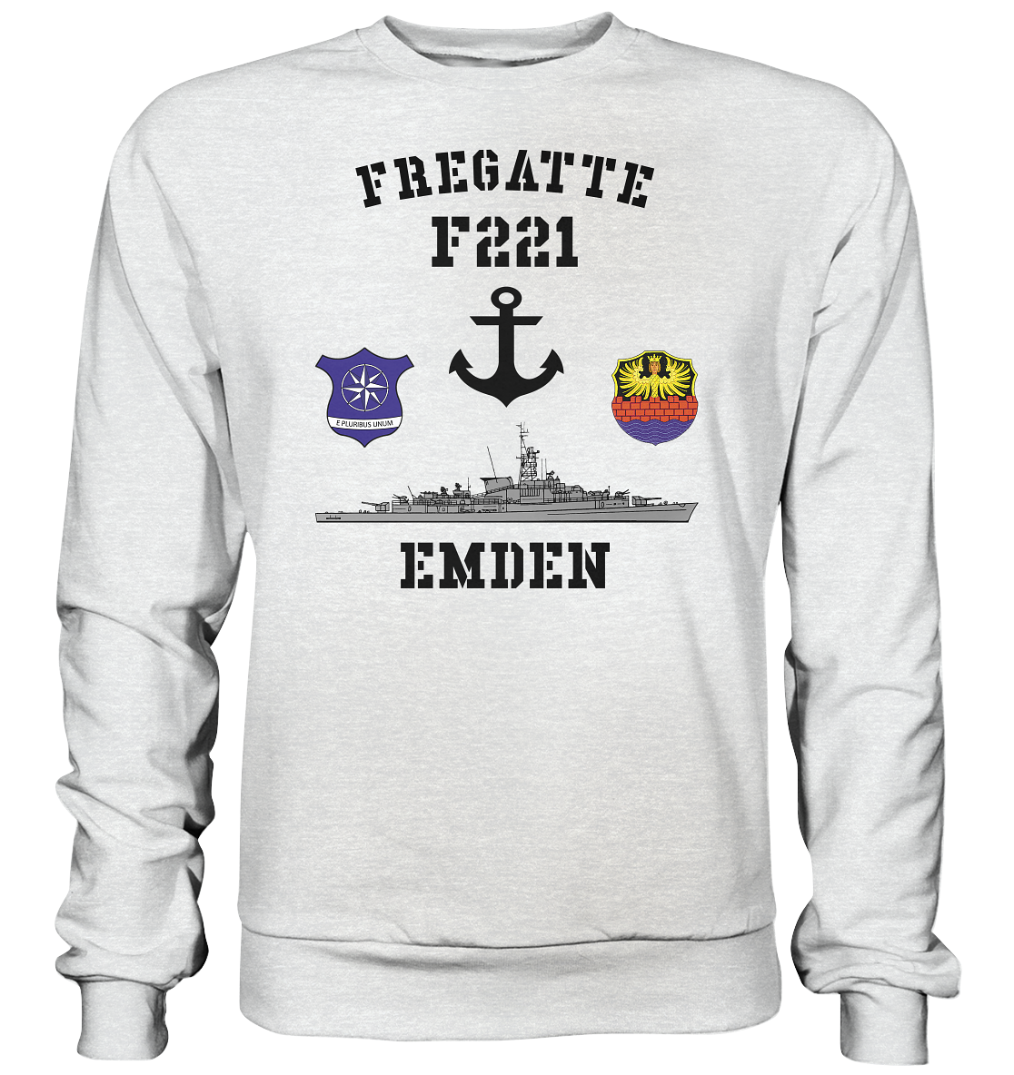 Fregatte F221 EMDEN Anker  - Premium Sweatshirt