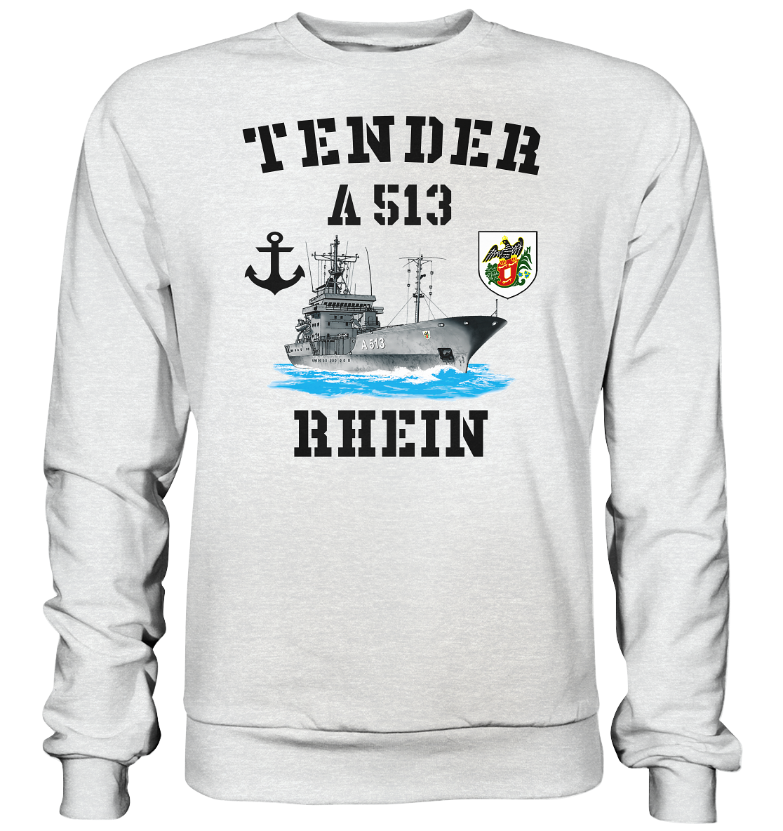 Tender A513 RHEIN Anker - Premium Sweatshirt