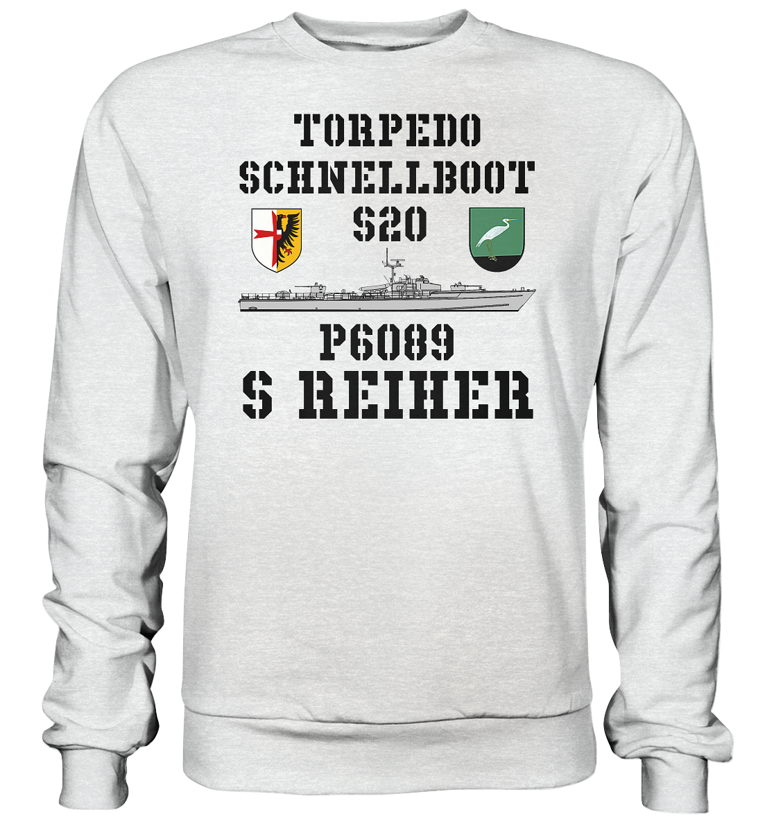 Torpedoschnellboot P6089 REIHER - Premium Sweatshirt
