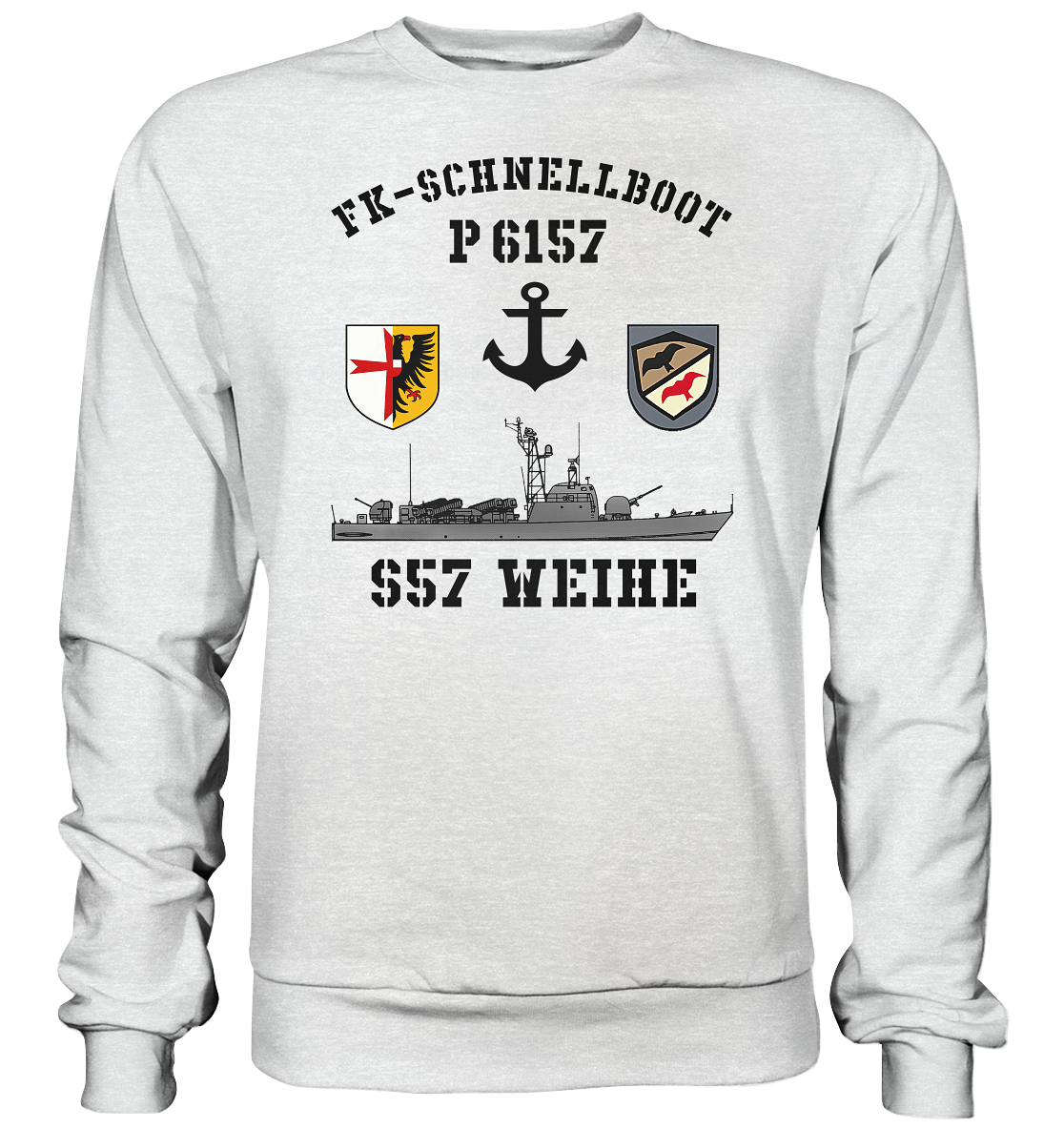 FK-Schnellboot P6157 WEIHE Anker - Premium Sweatshirt