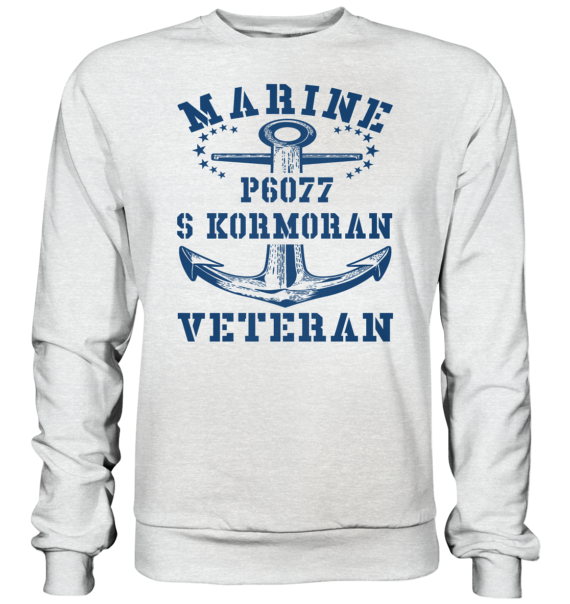 P6077 S KORMORAN Marine Veteran - Premium Sweatshirt