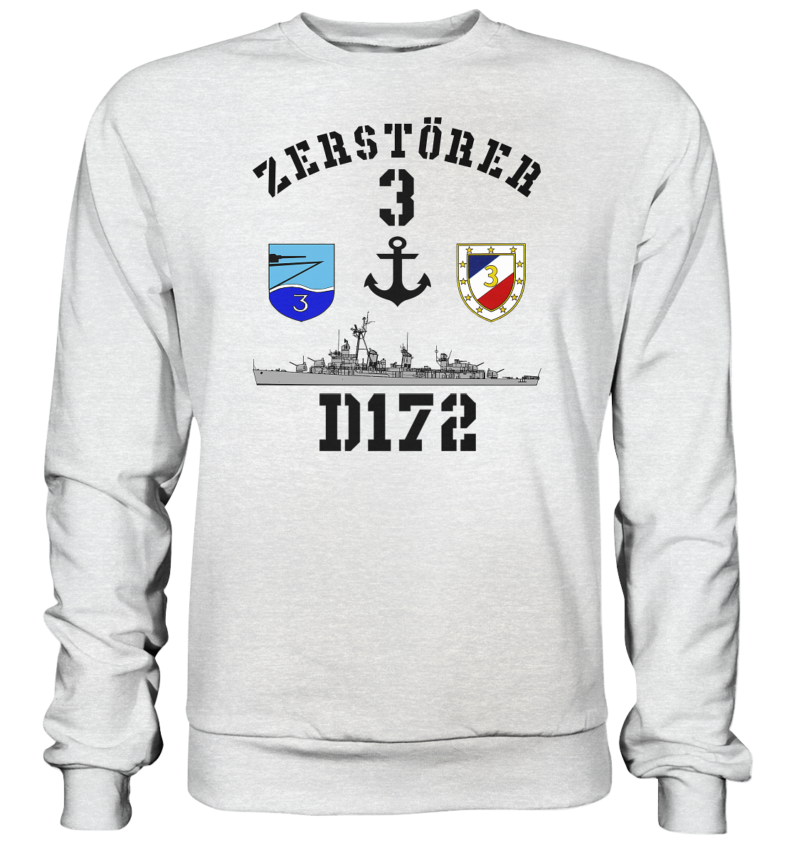 D172 ZERSTÖRER 3 Anker  - Premium Sweatshirt