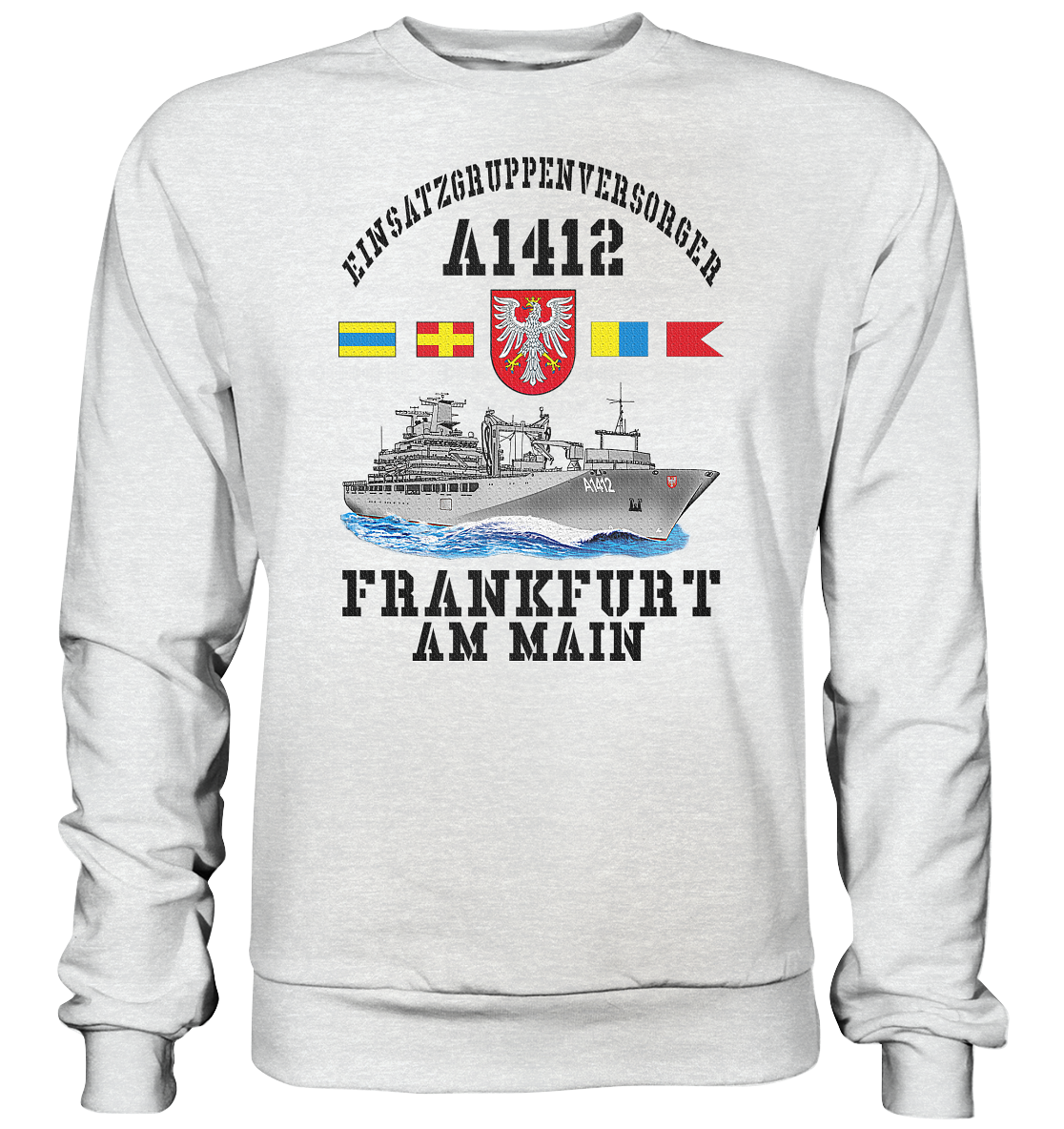 EGV A1412 FRANKFURT AM MAIN Flaggen - Premium Sweatshirt