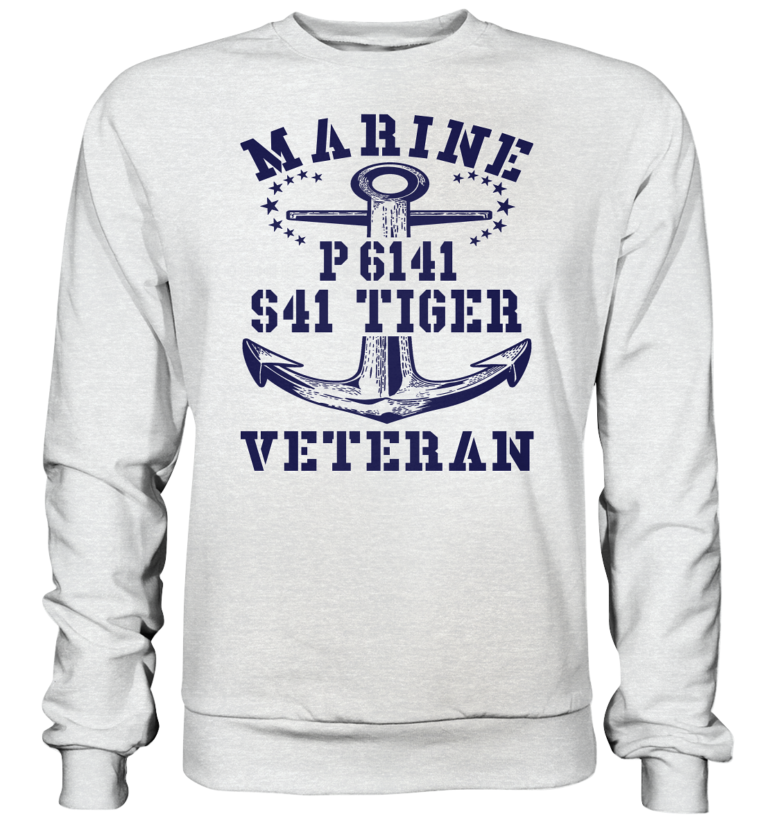 P6141 S41 TIGER Marine Veteran - Premium Sweatshirt
