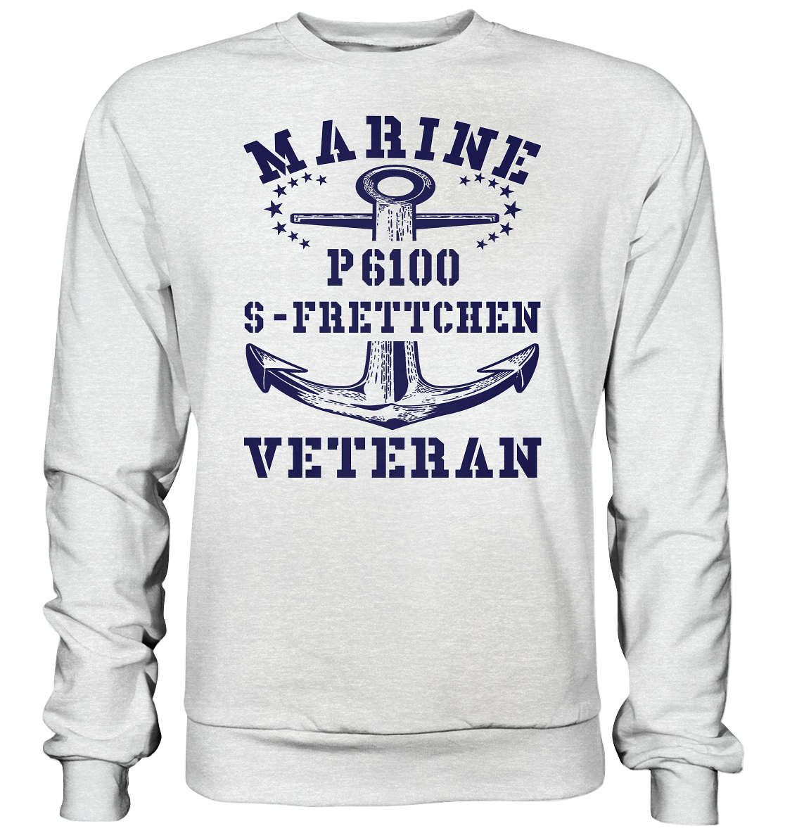 P6100 S-FRETTCHEN Marine Veteran - Premium Sweatshirt
