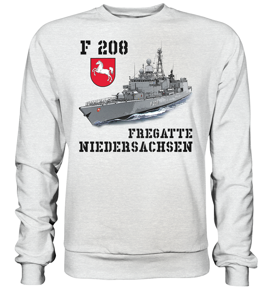 F208 Fregatte NIEDERSACHSEN - Premium Sweatshirt