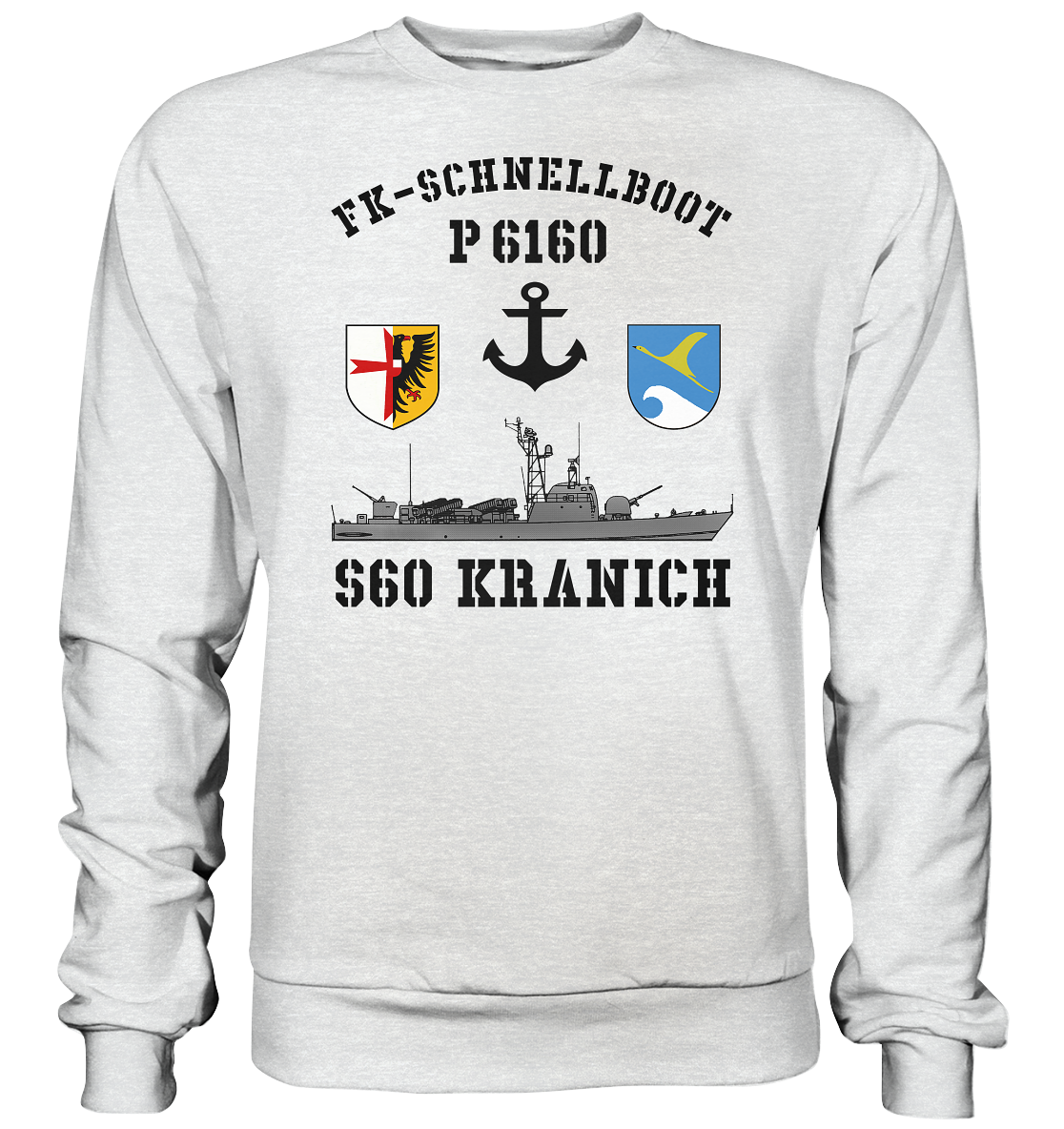 FK-Schnellboot P6160 S60 KRANICH Bofors - Premium Sweatshirt