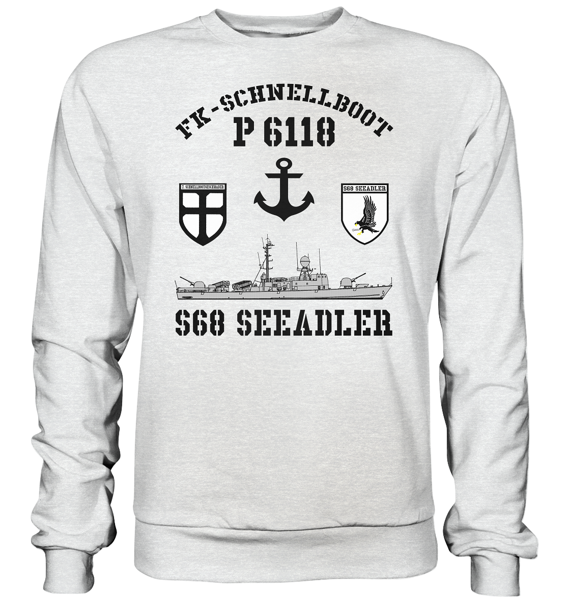 FK-Schnellboot P6118 SEEADLER 7.SG Anker  - Premium Sweatshirt