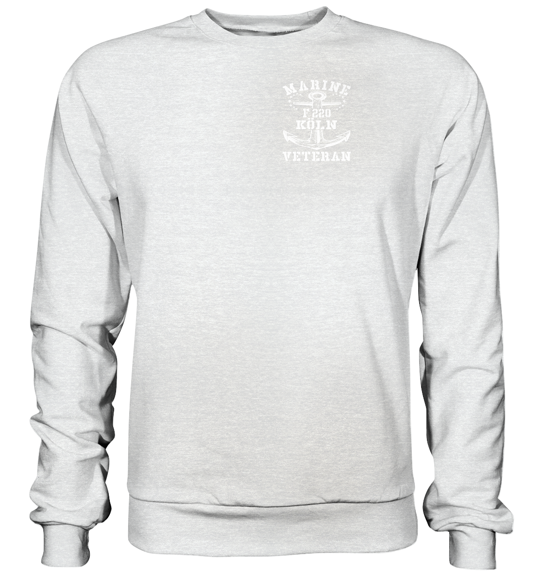 Fregatte F220 KÖLN Marine Veteran Brustlogo - Premium Sweatshirt