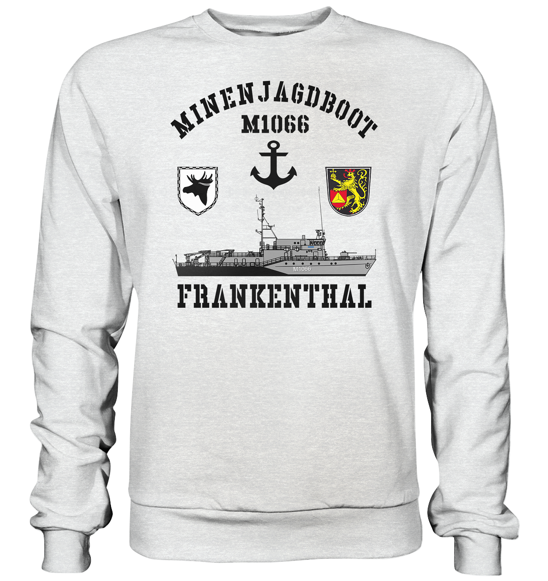 Mij.-Boot M1066 FRANKENTHAL Anker 3.MSG - Premium Sweatshirt