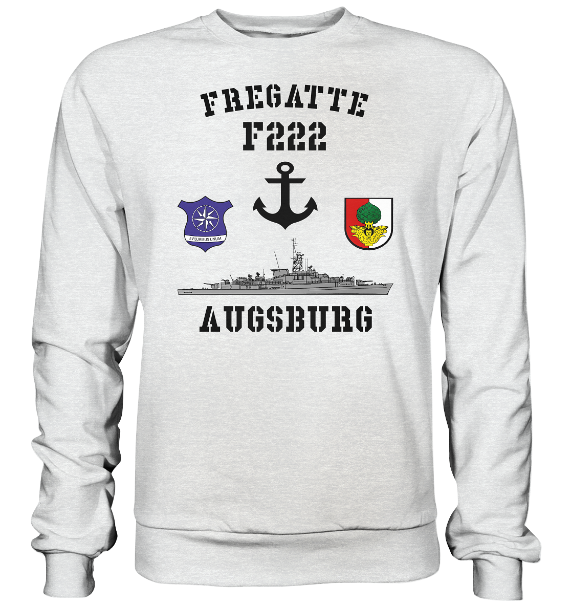 Fregatte F222 AUGSBURG Anker - Premium Sweatshirt