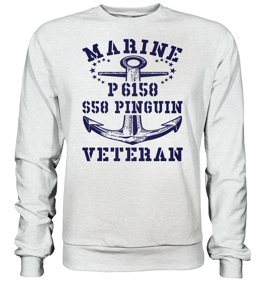 P6158 S58 PINGUIN Marine Veteran - Premium Sweatshirt