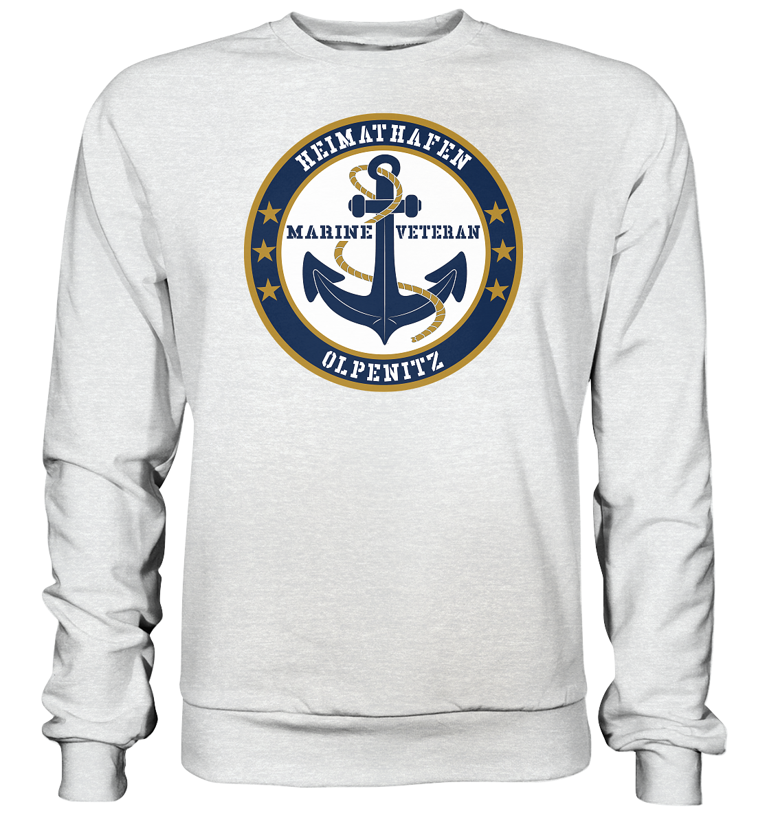 Marine Veteran Heimathafen OLPENITZ - Premium Sweatshirt