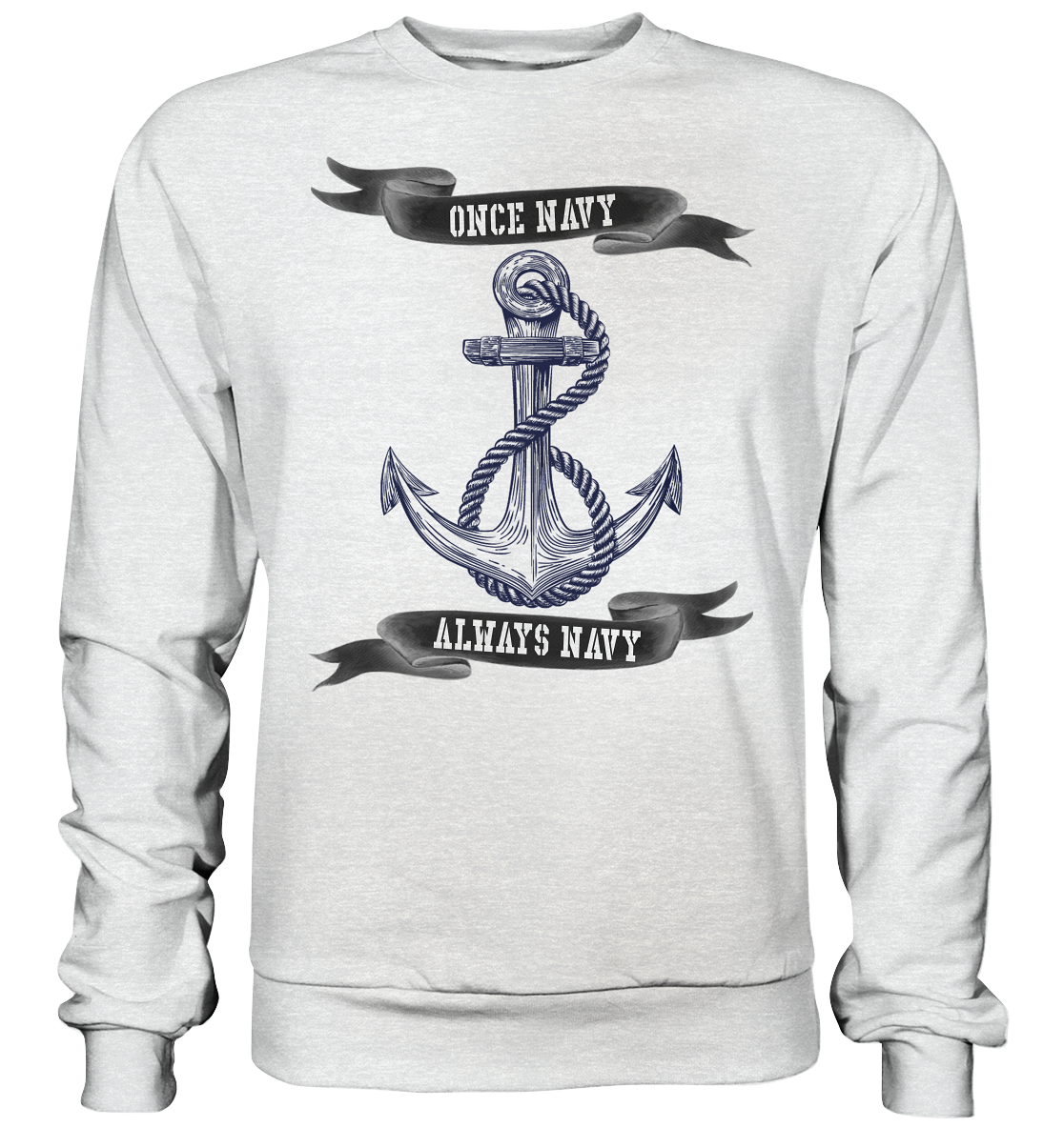 ANKER once Navy - always Navy - Premium Sweatshirt